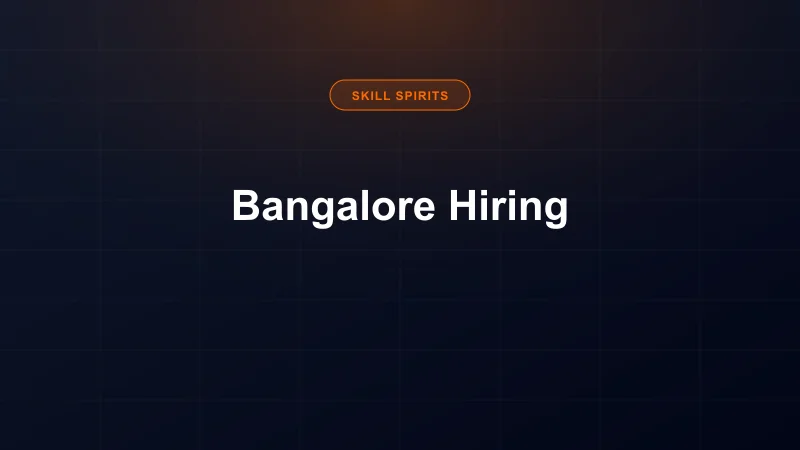 Top IT Companies Hiring in Bangalore 2026 Map