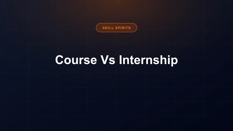 Internship vs Online Course Engineering 3rd Year Decision Matrix