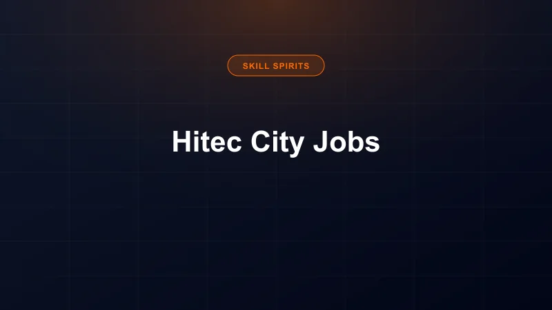 HITEC City Hyderabad Tech Jobs 2026
