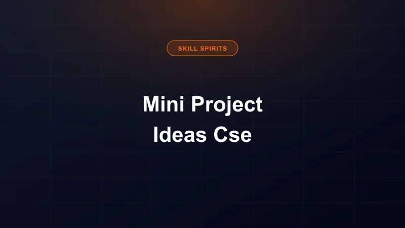 Mini Project Ideas for CSE Students 2026