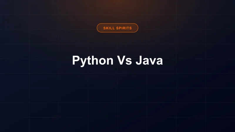 Python vs Java 2026 Comparison