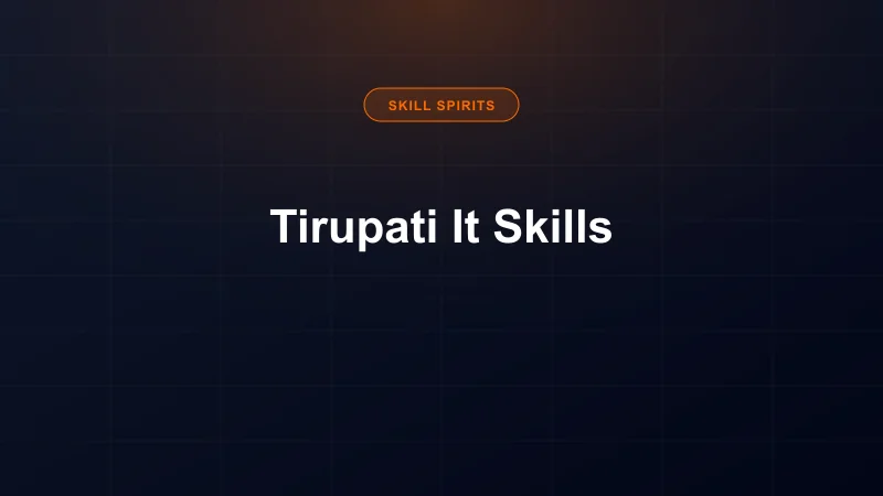 Top IT Skills for Engineering Students in Tirupati