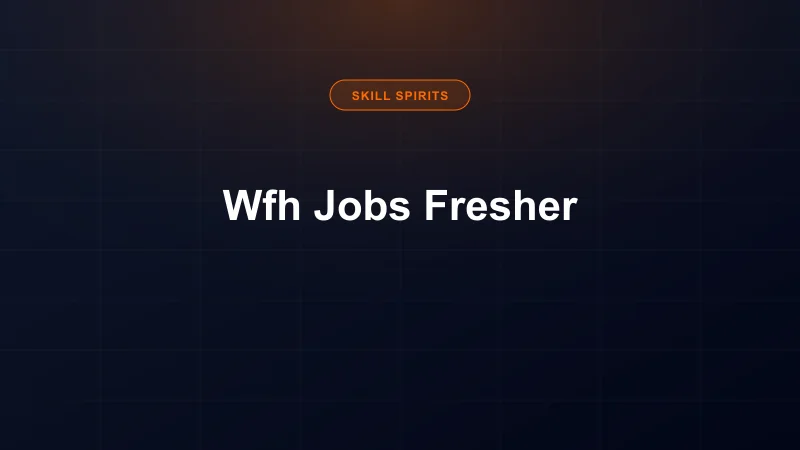 Remote IT Jobs for Freshers India 2026